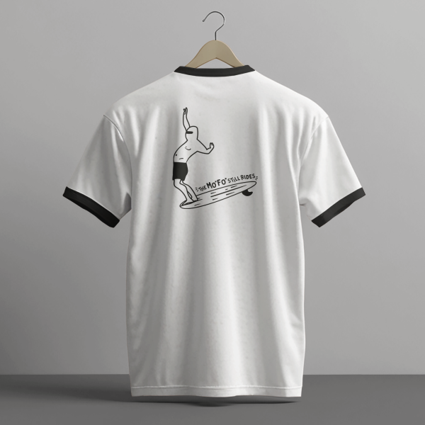 T-Shirt blanc rings surf